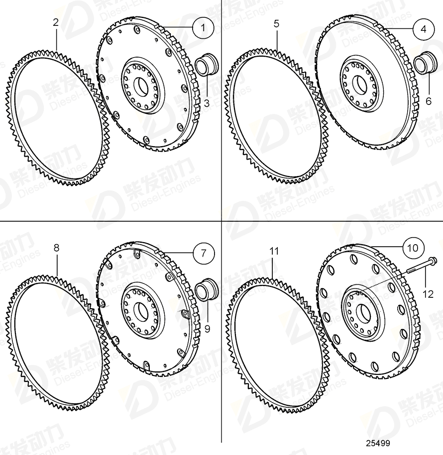volvo penta Hub 21316438 Drawing volvo penta Hub 21316438 Drawing